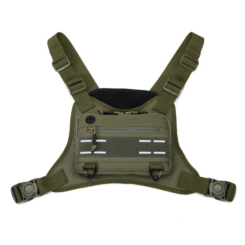 Tactical Chest Rig Pouch – Lightweight, Breathable Vest Bag for Outdoor Cycling & Climbing Achilles