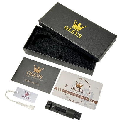 OLEVS 5869 Women’s Quartz Watch – Waterproof, Ultra-Thin, Mesh Steel Strap, Elegant Luxury Design