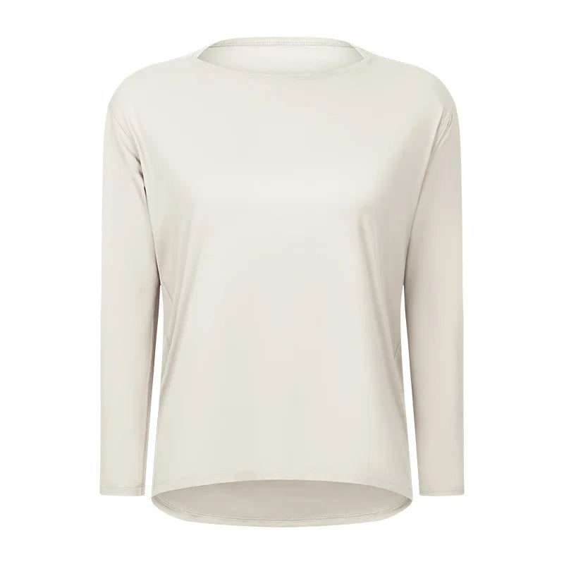 Women's Long Sleeve Yoga Shirt - Perfect for Exercise & Activewear