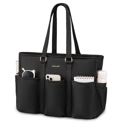 LOVEVOOK Work Tote Laptop Bag - Multi-Pocket Utility Bag for Teachers, Nurses, Travel & Daily Use Vina