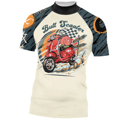 Cody Men’s 4‑Piece Gym Training Set – Compression Leggings, Thermal Shorts & Rash‑Guard Sportswear