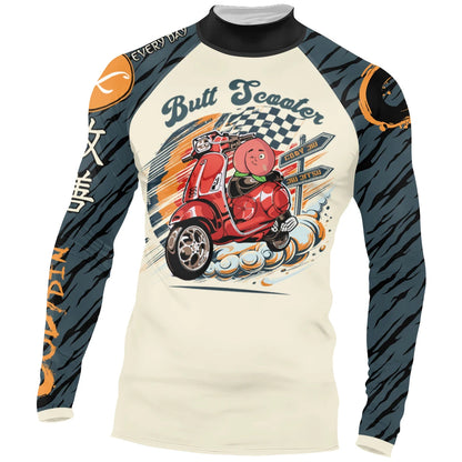 Cody Men’s 4‑Piece Gym Training Set – Compression Leggings, Thermal Shorts & Rash‑Guard Sportswear