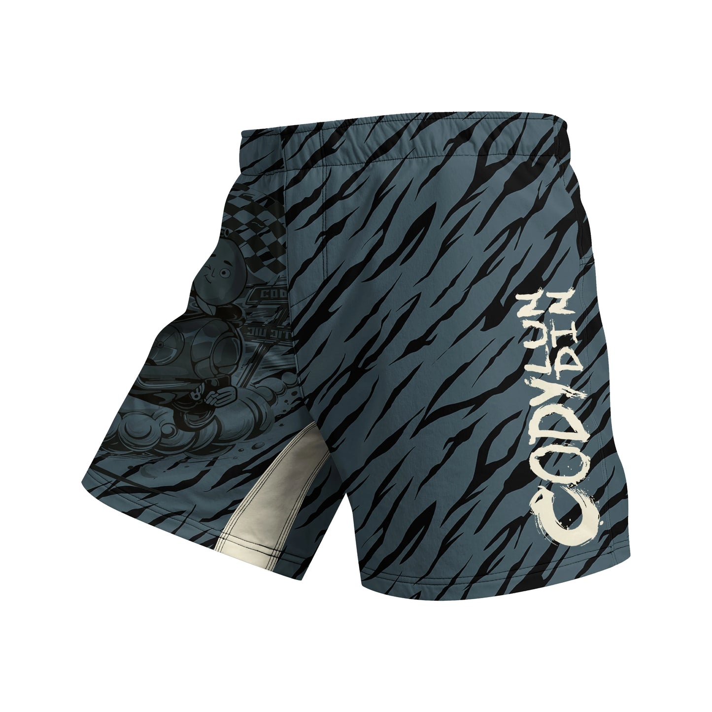 Cody Men’s 4‑Piece Gym Training Set – Compression Leggings, Thermal Shorts & Rash‑Guard Sportswear