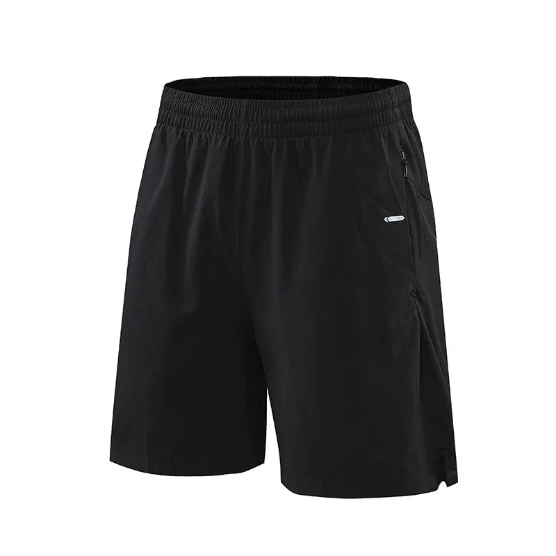Men’s Quick‑Dry Sports Shorts – Lightweight Breathable Running & Gym Shorts with Zipper Pockets Roland