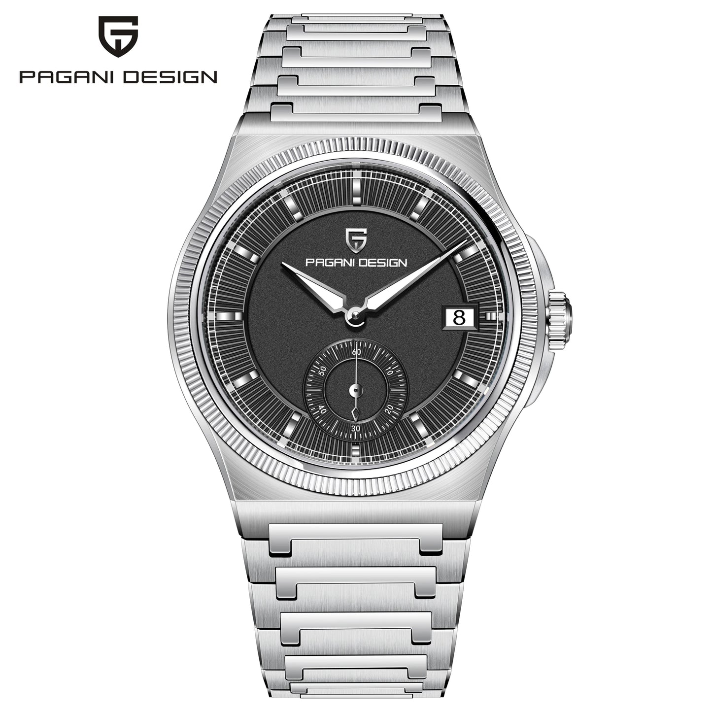 PAGANI DESIGN PD-YS029 Men’s Automatic Watch – Stainless Steel Mechanical Wristwatch