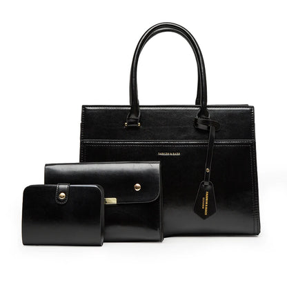 Trendy Women’s Handbag Sets – Fashionable High-Capacity Bags with Unique Cover and Clutch Cheska