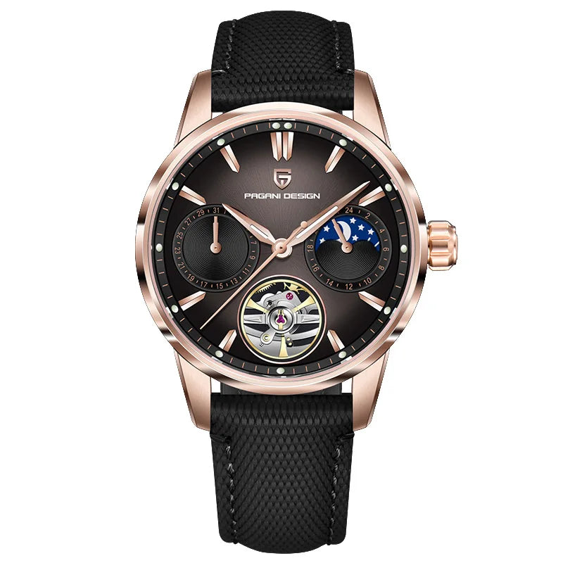 PAGANI DESIGN YS021 Men’s Automatic Mechanical Watch | 41mm Stainless Steel Luxury Wristwatch, 100M Waterproof