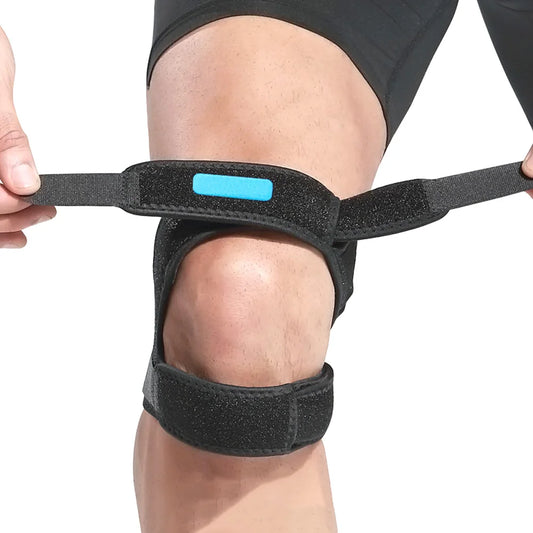 Double Patella Knee Strap Adjustable Neoprene Knee Brace for Knee Pain Relief & Support