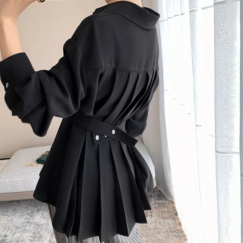 Spring/Summer New Women's Loose-Fit Chiffon Long-Sleeve Shirt – Lightweight, Stylish Vivian