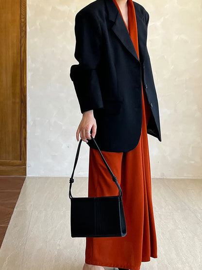 Women’s Retro Blazer Coat – Casual Long Sleeve Fashion Jacket, Vintage Style Outerwear for Office or Daily Wear