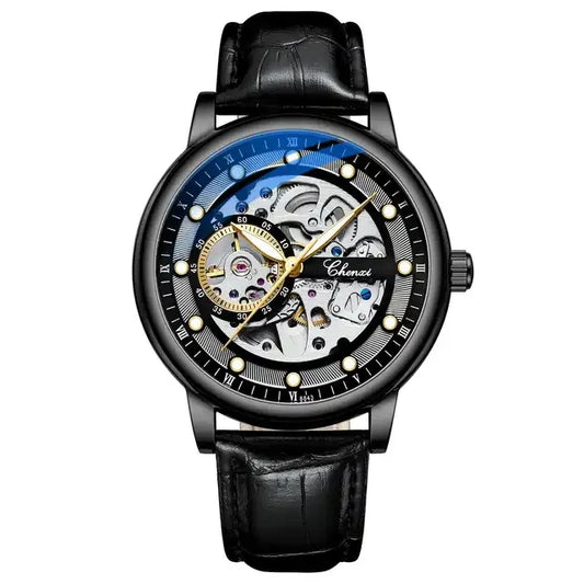 CHENXI 8843 Men’s Luxury Mechanical Watch – Automatic Skeleton Design, Waterproof Business Wristwatch