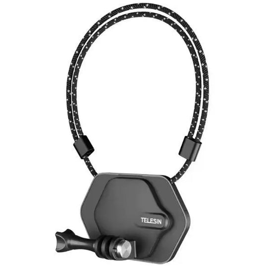 TELESIN Magnetic Quick-Release Halter Bracket | Action Camera Mount for GoPro Hero, Insta360, DJI, and Mobile Phones