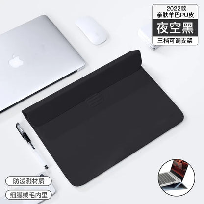 Laptop Sleeve Bag – Waterproof Case for MacBook M1 Air/Pro, Huawei, ASUS, Dell 13-Inch Notebook with Stand