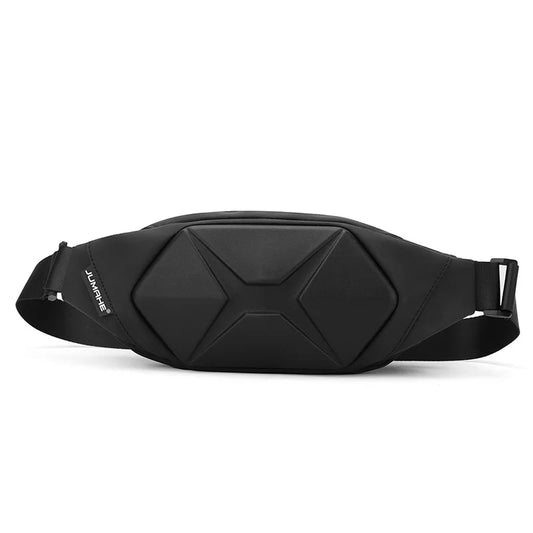 Men's Fashion Hard Shell Anti-Theft Sling Bag – Green Ripstop Nylon Chest Bag for Travel, Streetwear Crossbody Bag for Men Gael