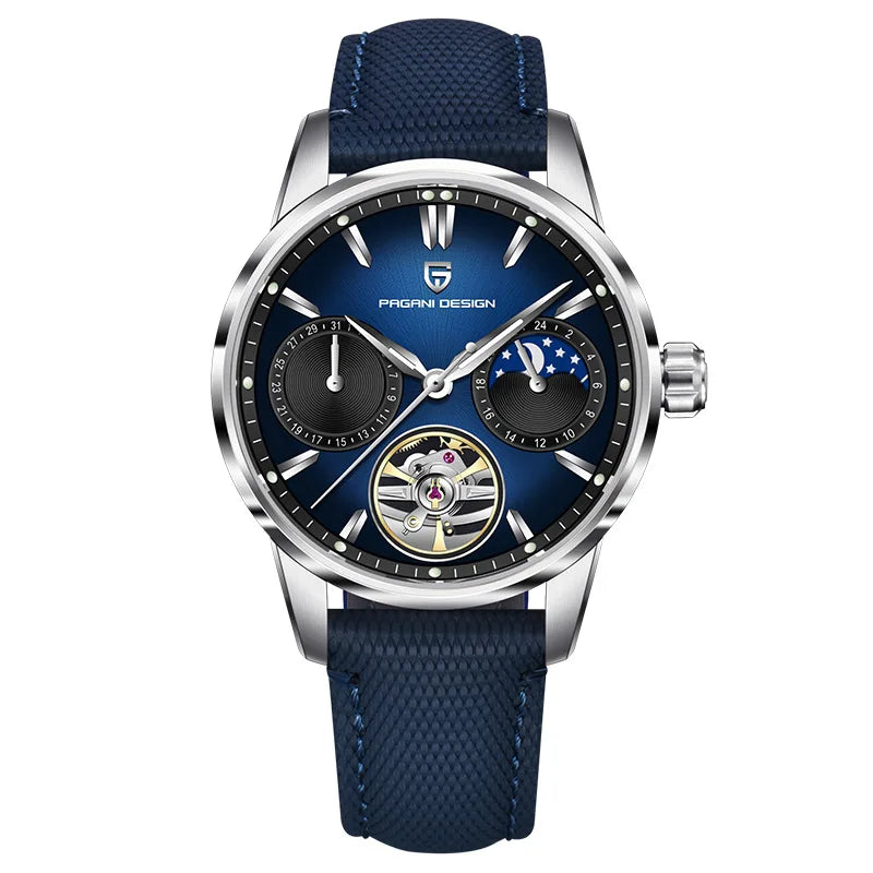 PAGANI DESIGN YS021 Men’s Automatic Mechanical Watch | 41mm Stainless Steel Luxury Wristwatch, 100M Waterproof