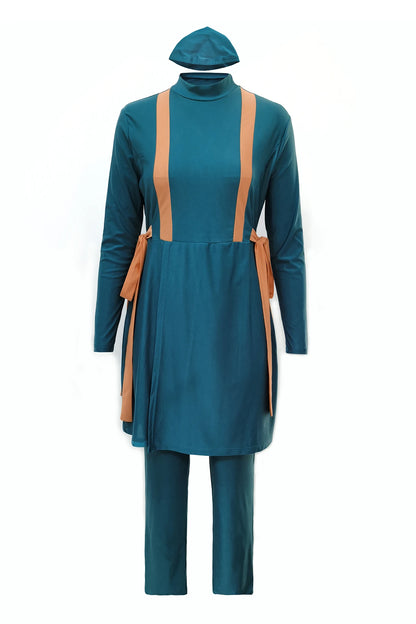 3-Piece Modest Muslim Swimwear | Full-Cover Islamic Burkini for Women Kalila