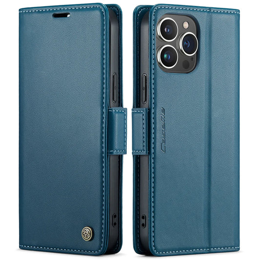 Magnetic Shockproof Leather Wallet Case – Luxury Kickstand with RFID Blocking for iPhone 14, 13, 12 Pro Max