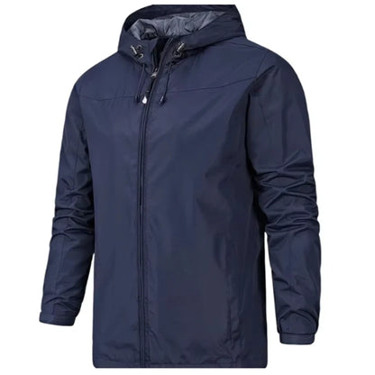 Men's Waterproof Biker Jacket – Windbreaker Raincoat for Hiking, Camping & Climbing Severus