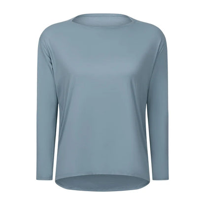 Women's Long Sleeve Yoga Shirt - Perfect for Exercise & Activewear