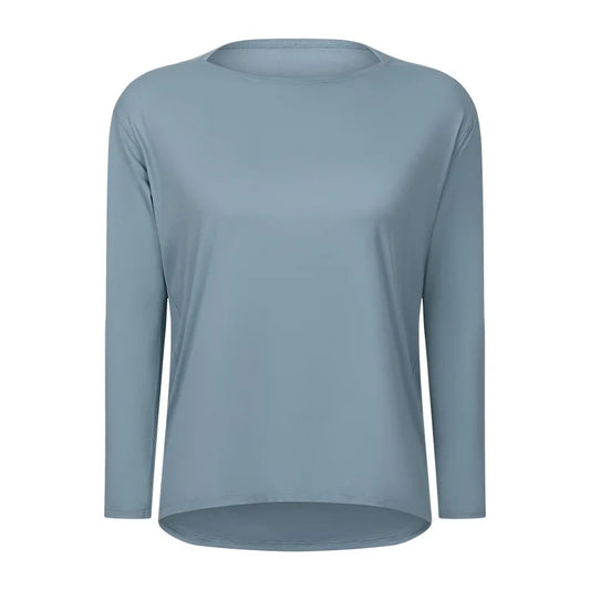 Women's Long Sleeve Yoga Shirt - Perfect for Exercise & Activewear