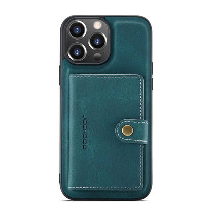 2-in-1 Detachable Magnetic Wallet Case | Retro PU Leather Phone Cover for iPhone 15, 14, 13, 12