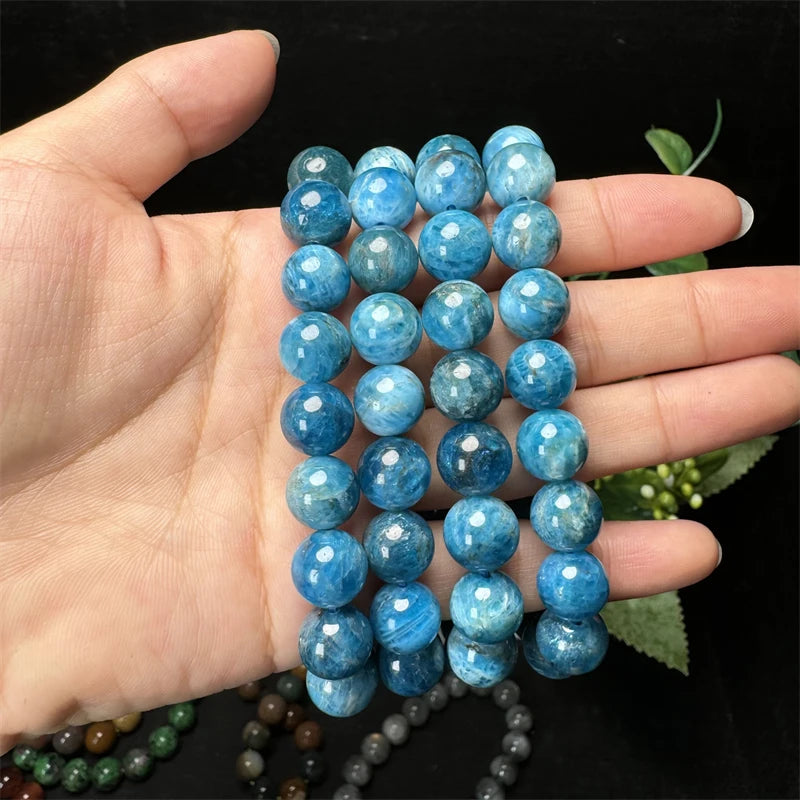 10MM Rose Quartz Healing Crystal Gemstone Beaded Stretch Bracelet – Energy, Love & Perfect Gift