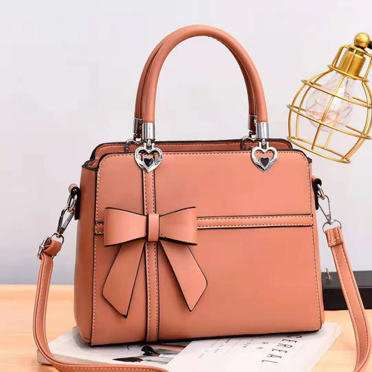 Women's Handbag with Bow Knot - Casual Zipper Tote, Crossbody & Shoulder Bag Avery