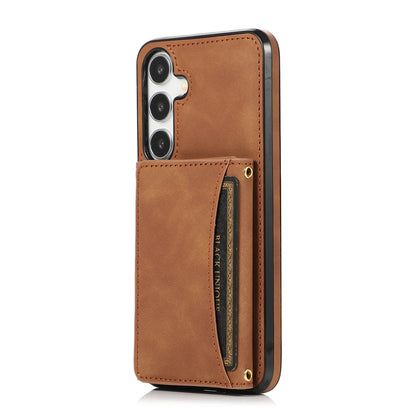 Luxury PU Leather Flip Phone Case – Wallet Cover with Card Holder & Credit Card Slots for Samsung S25, S24, S23 Ultra