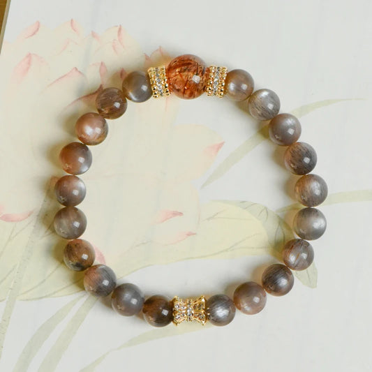 High-Quality Super Seven Chakra Beaded Bracelets – Black Gold Energy Stone Crystal Jewelry for Trendy Style