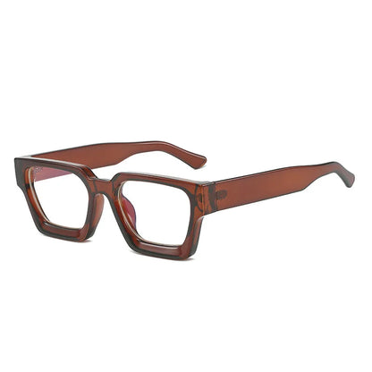 Square Frame Anti-Blue Light Glasses – Custom Logo Fashion Eyewear for Men & Women, Retro Trend Reese