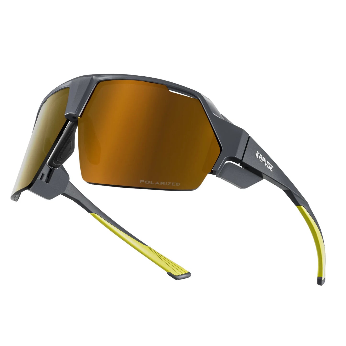 Polarized UV400 Oversized Sports Sunglasses - Cycling, Running, Cricket, and Road Bike Goggles for Men Riley