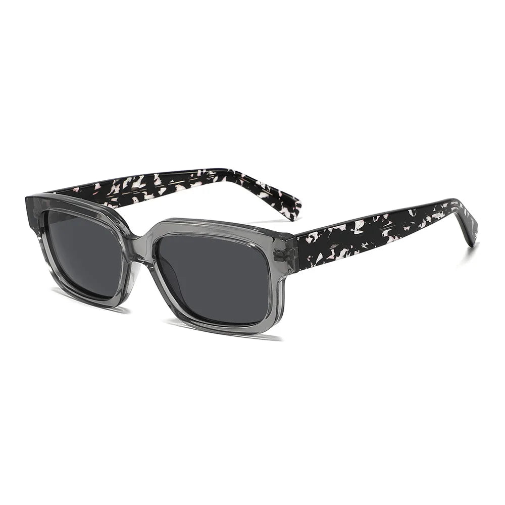 Classic Square Polarized Sunglasses for Women – TR Frame Fashion Acetate Sunscreen Shades Shallah