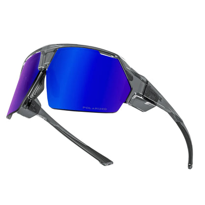 Polarized UV400 Oversized Sports Sunglasses - Cycling, Running, Cricket, and Road Bike Goggles for Men Riley
