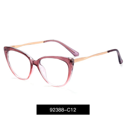 Women’s Metal Spring Hinge Glasses – TR90 Frames with Blue Light Filter | Stylish & Comfortable Designer Eyewear Farah