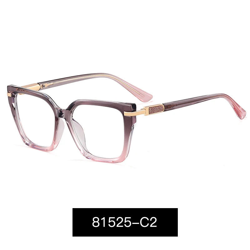 Women’s Square TR90 Optical Glasses – Fashionable Anti-Blue Light Eyewear Keira