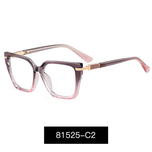 Women’s Square TR90 Optical Glasses – Fashionable Anti-Blue Light Eyewear Keira
