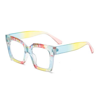 Vintage Square Glasses Frame – Trendy Designer Blue Light Blocking Eyeglasses for Men & Women Payton