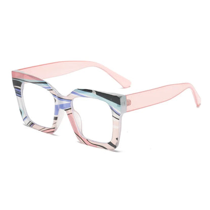 Vintage Square Glasses Frame – Trendy Designer Blue Light Blocking Eyeglasses for Men & Women Payton
