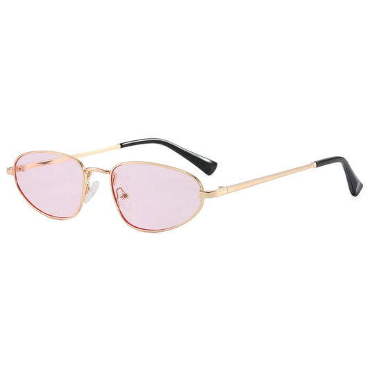 Retro Steampunk Cat Eye Sunglasses for Women – Small Fashionable Vintage Shades Dina