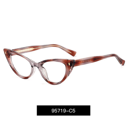 Women's Photochromic Blue Light Blocking Eyeglasses - TR90 Cat Eye Fashion Frames