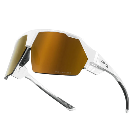 Polarized UV400 Oversized Sports Sunglasses - Cycling, Running, Cricket, and Road Bike Goggles for Men Riley