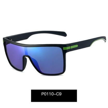 Men’s Large Frame Polarized Sport Sunglasses – UV Protection Shades for Outdoor Activities