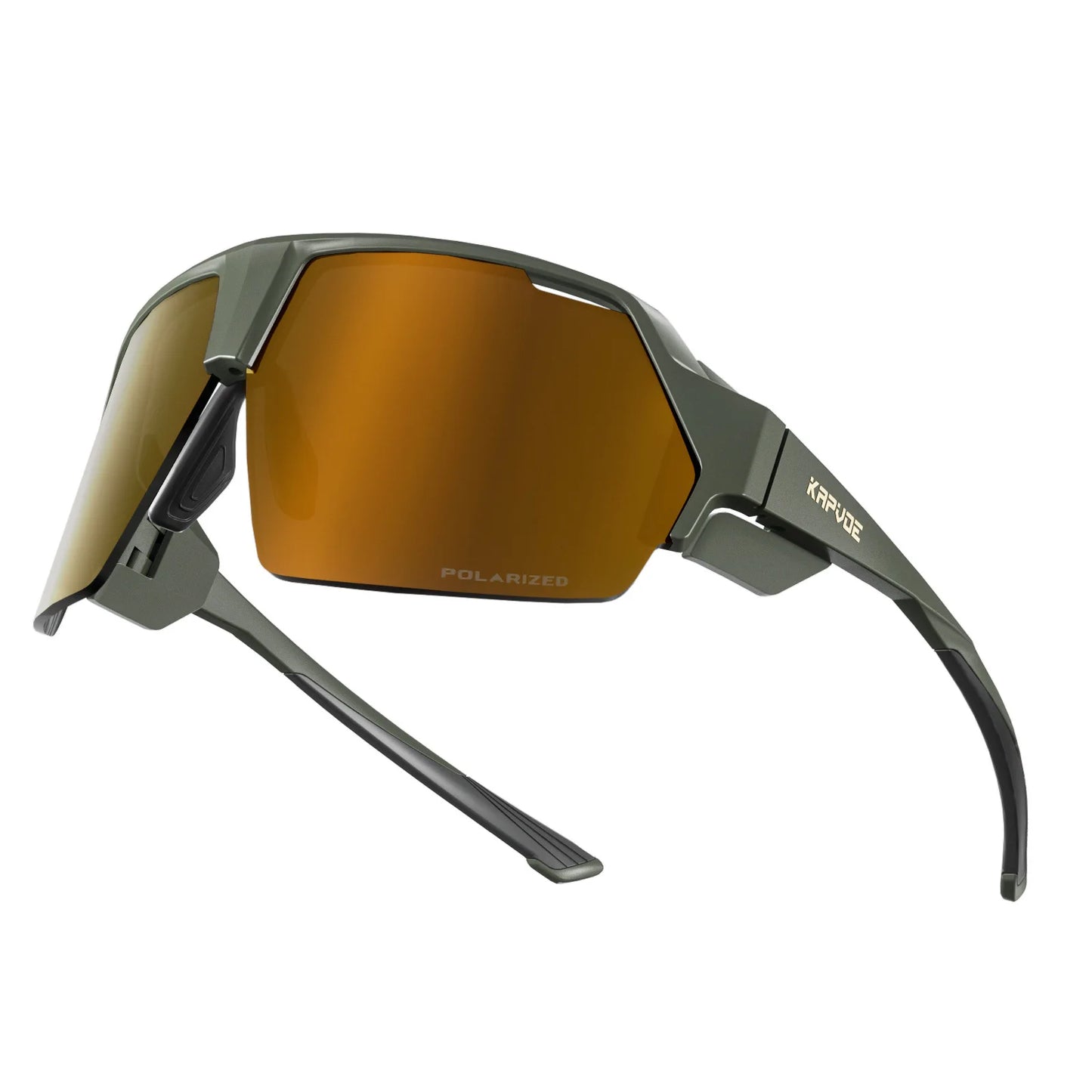 Polarized UV400 Oversized Sports Sunglasses - Cycling, Running, Cricket, and Road Bike Goggles for Men Riley