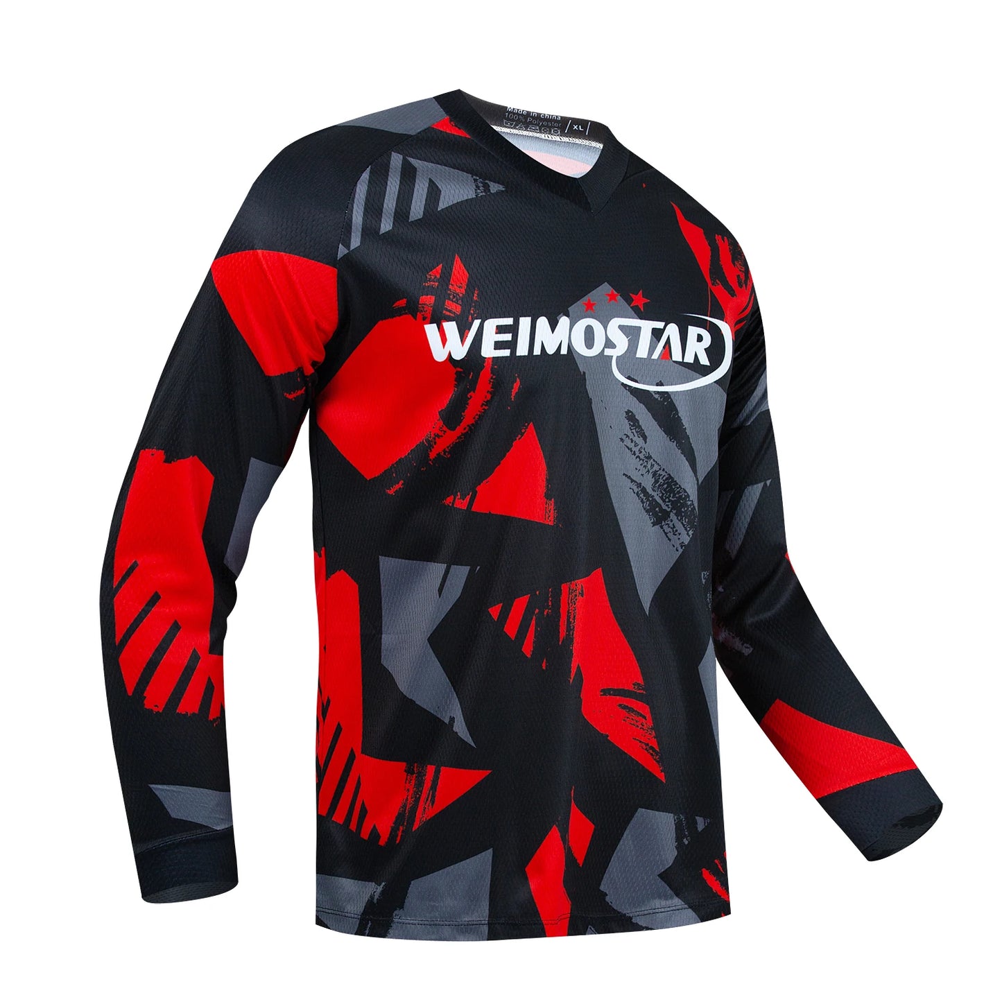 Men's Long Sleeve Cycling Jersey – Mountain Bike, Downhill, and Motocross Shirt