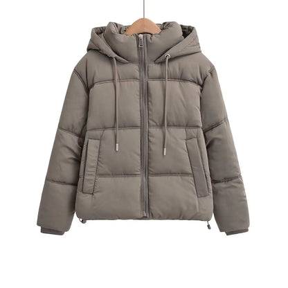Women's Winter Fashion Double-Layer Cotton Hooded Jacket - Vintage Long-Sleeve Outerwear Coat for Chic Style Alison