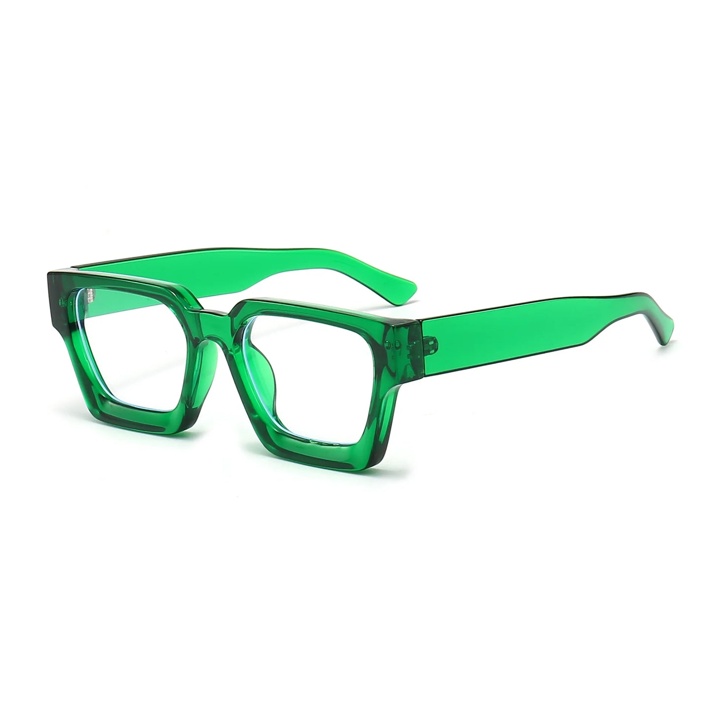 Square Frame Anti-Blue Light Glasses – Custom Logo Fashion Eyewear for Men & Women, Retro Trend Reese