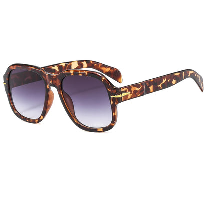 Oversized Lens Ultra-violet proof Unisex Men Women Korean Style Driving UV400 Europe and America Sunglasses