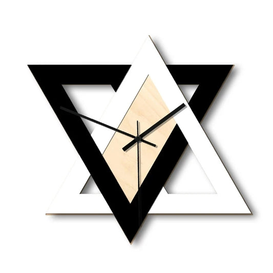 Acrylic Star Art Wall Clock – Customizable Modern Home Decor