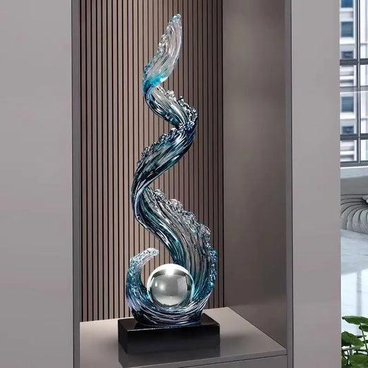 Light Luxury High-End Entrance Decor – Elegant Interior Decoration for Sophisticated Entrance Halls