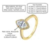 Women's Classic Horse Eye VVS1 Moissanite Ring – Fine Jewelry in S925 Sterling Silver, Elegant Ladies' Style